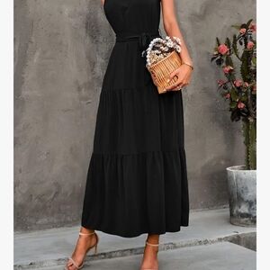 Elegant Black Maxi Dress
